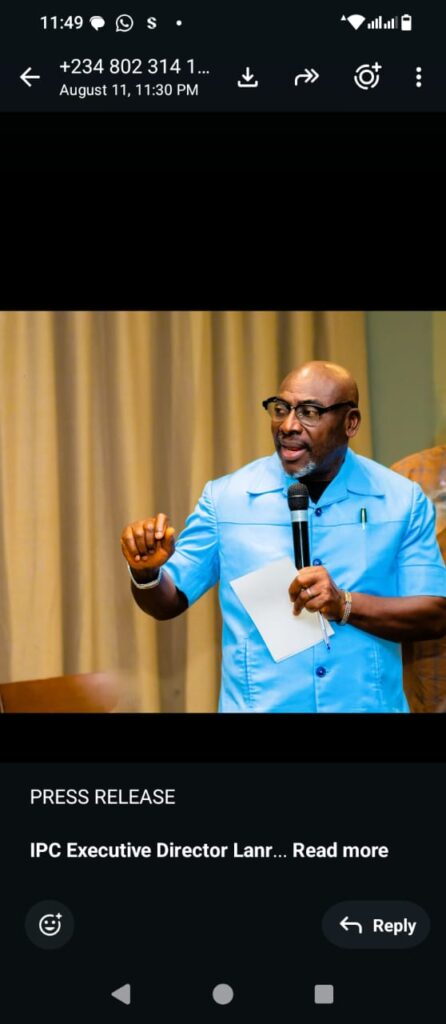 IPC’s Lanre Arogundade Elected IFEX Deputy Convenor and Governance Committee Member